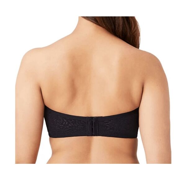Wacoal NWT size 36C black Halo lace strapless bra style 854205 - Picture 3 of 4